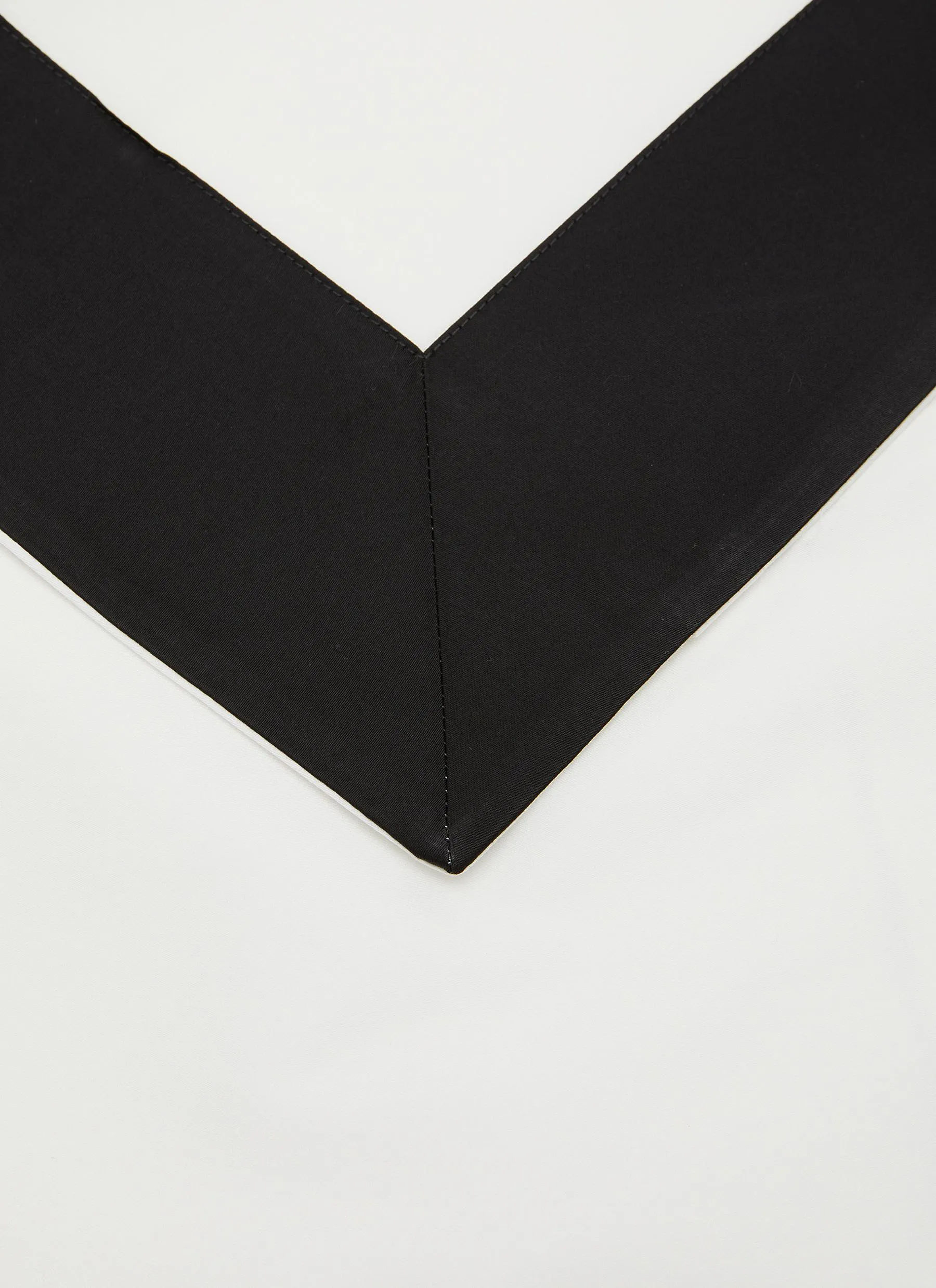 -----------FRETTE ---- ------------ ----Bold King Size Duvet Cover Set — Milk/Nero --