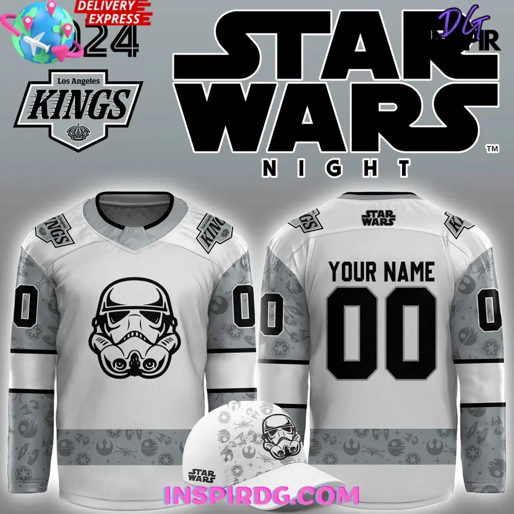 -Los Angeles Kings x Star Wars Night Custom Hockey Jersey