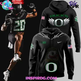 -Oregon Ducks Disrupt the Darkness 2024 Hoodie