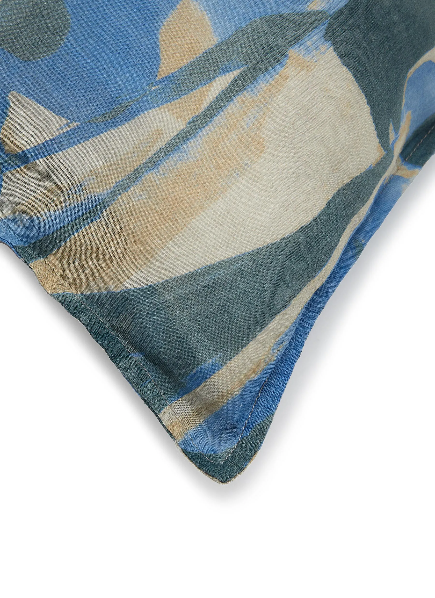 -----------SOCIETY LIMONTA  ---- ------------ ----Nap Décor Printed Ramie Pillowcase Set of 2 — Cielo --