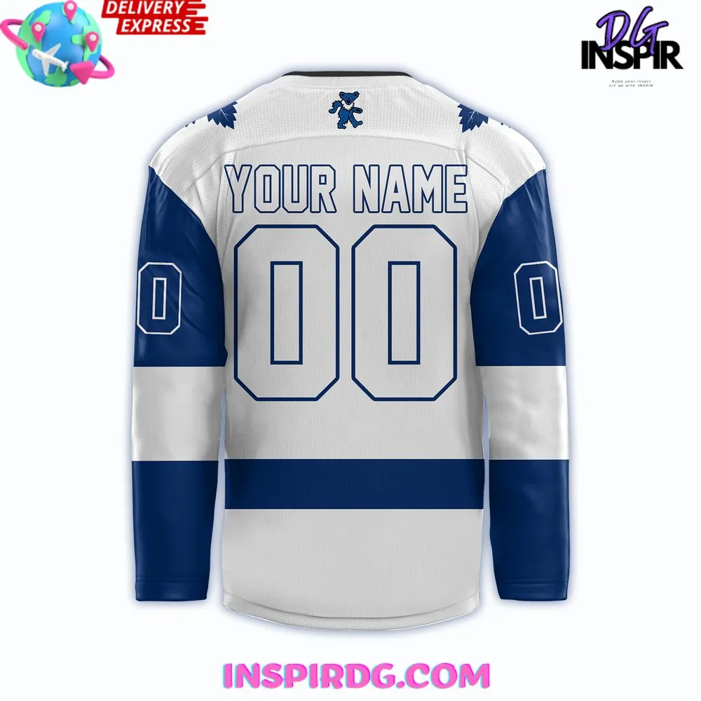 -Toronto Maple Leafs x Grateful Dead Night 2024 Hockey Jersey