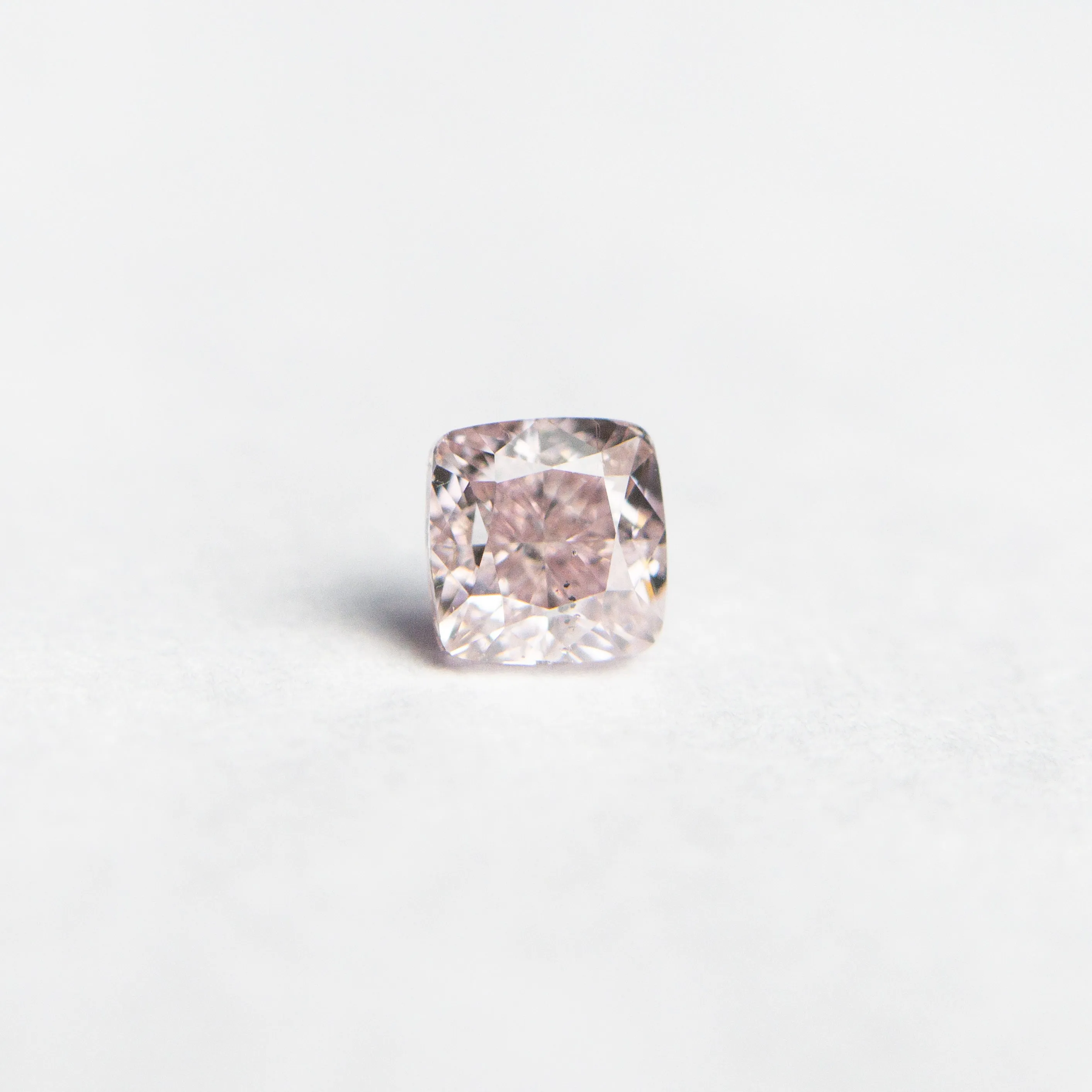 0.30ct 3.44x3.36x2.63mm GIA SI1 Fancy Pink Cushion Brilliant  24103-01