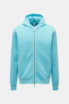 04651/ A TRIP IN A BAG sweat jacket 'AF Full Zip' turquoise