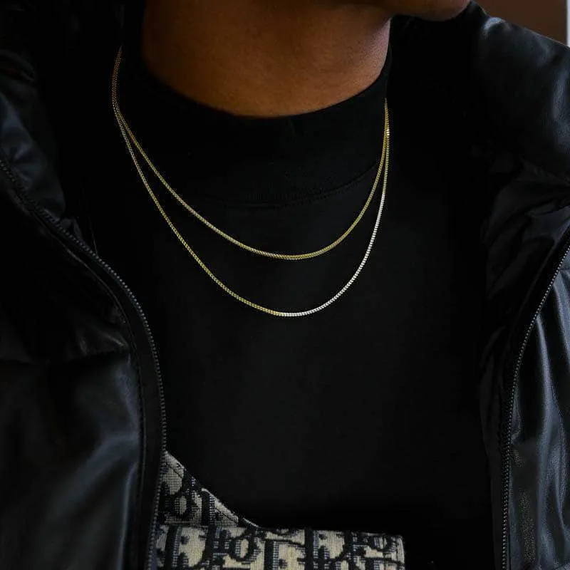 10k Gold Chain - Solid Franco Chain Yellow Gold