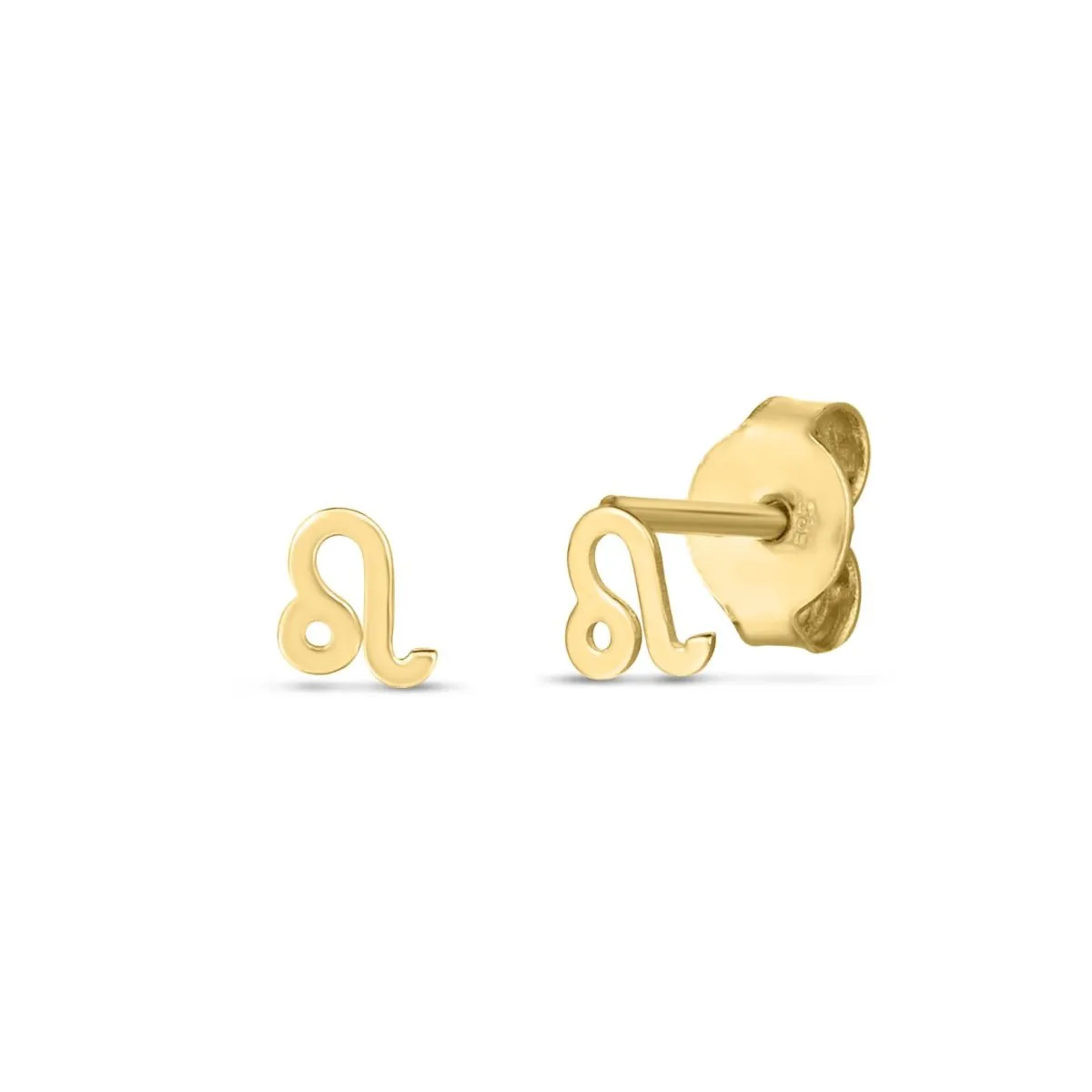 14kt Gold Zodiac Stud Earrings