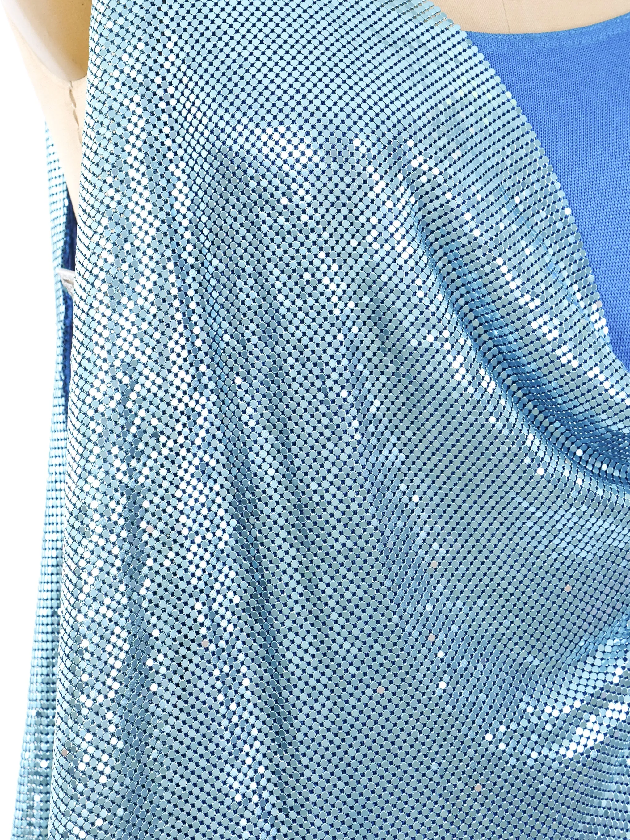 1994 Gianni Versace Open Buckled Chainmail Gown