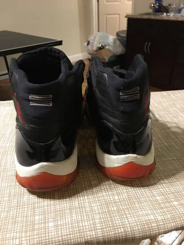 1995 nike air jordan 11 xi original og playoff bred
