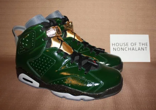 2014 Nike Air Jordan 6 Retro Champagne 384664-350