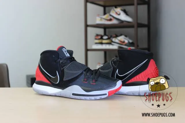2020 New Nike Kyrie Irving 6 Bred size 8.5 w/ Box black red