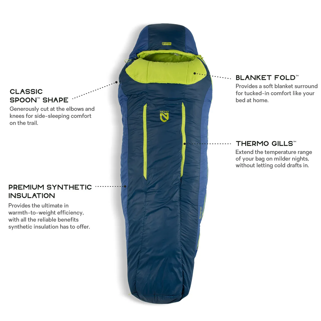 2023 Forte 20 Synthetic Sleeping Bag