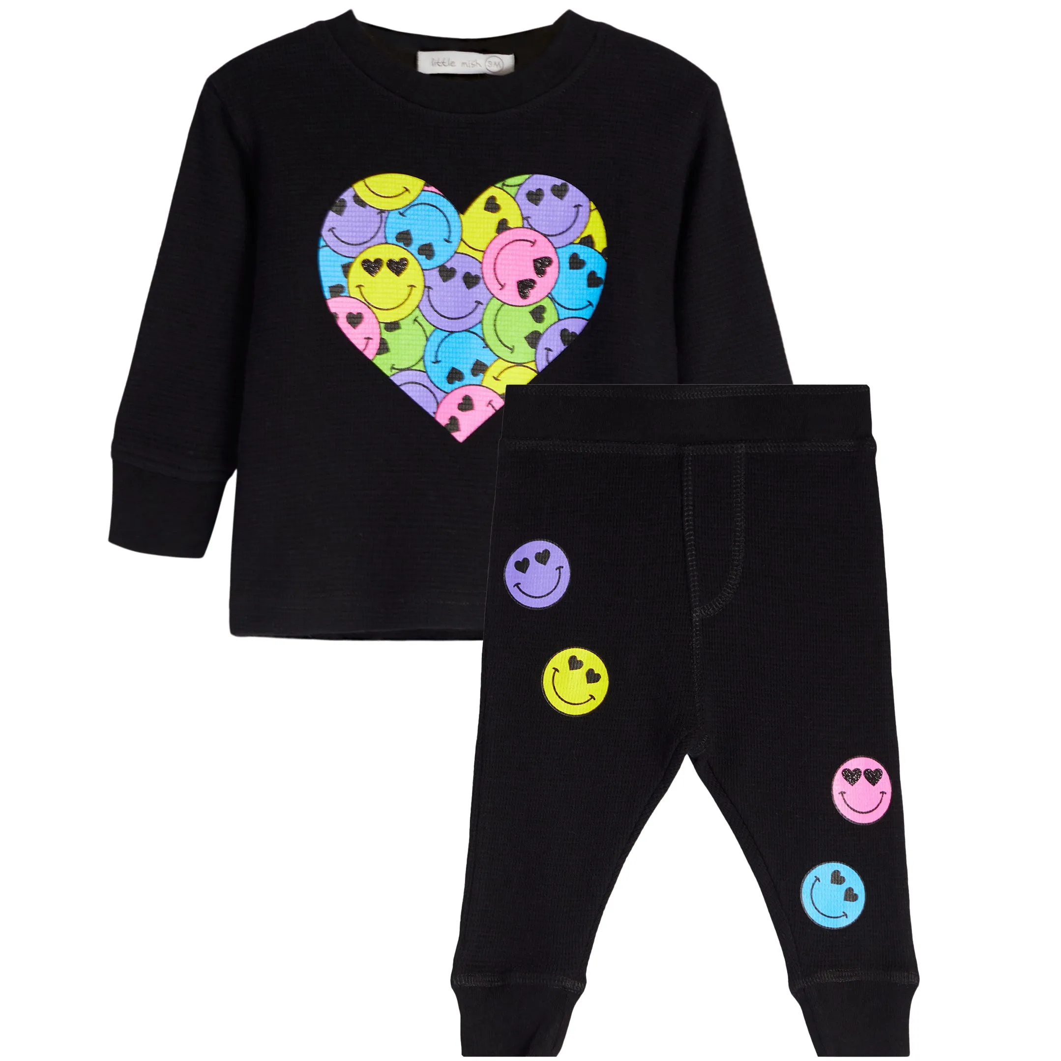 2pc Smiley Heart Thermal Set
