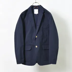 【50％OFF】RE MADE IN TOKYO JAPAN（アールイー） クールマックス シアサッカー ジャケット / メンズ / セットアップ / オフィスカジュアル / アウター / 日本製 / 機能素材 / 6821S-JK / COOL MAX 
