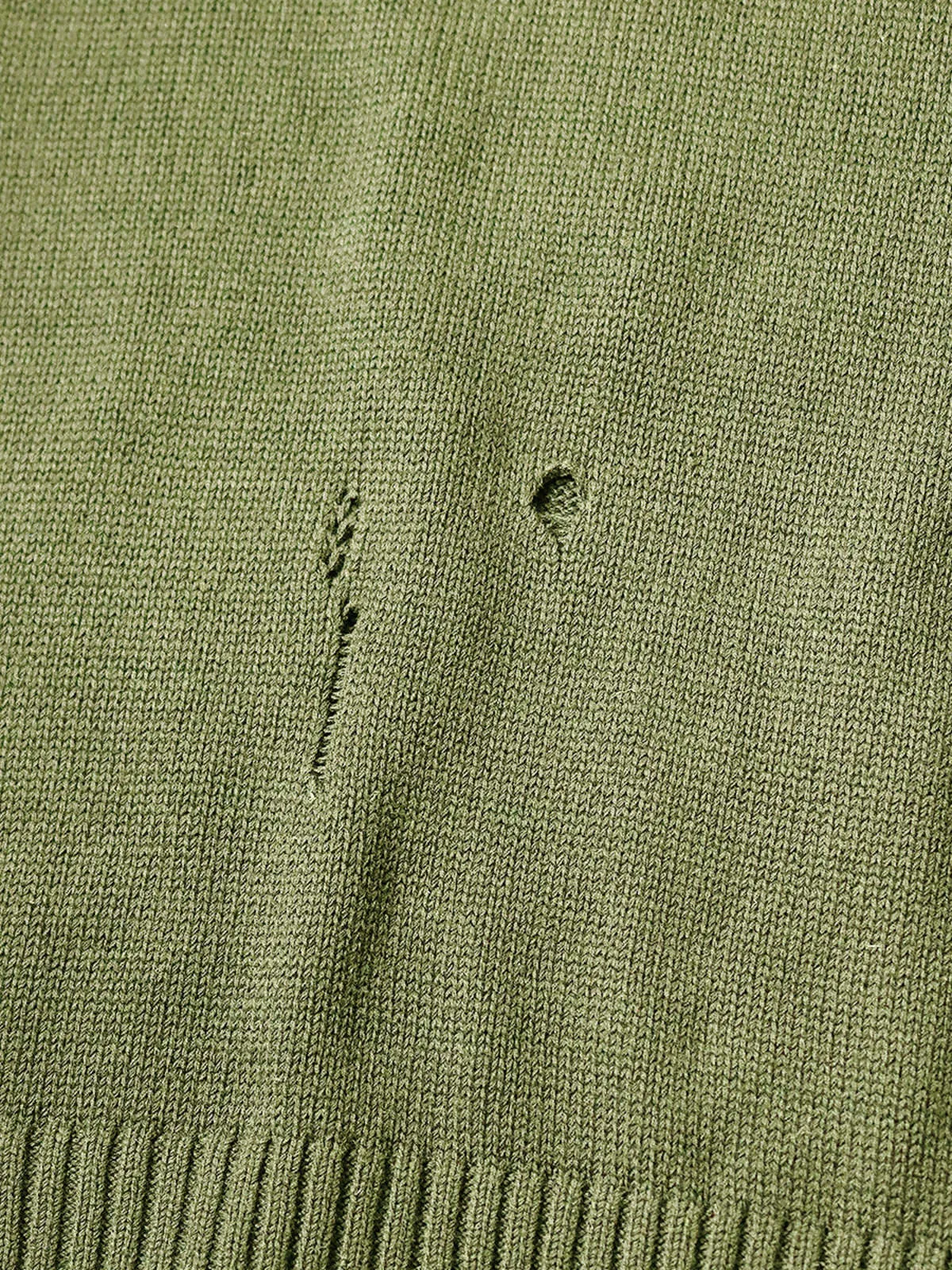 5G Cotton Knit BONE Vest - Khaki