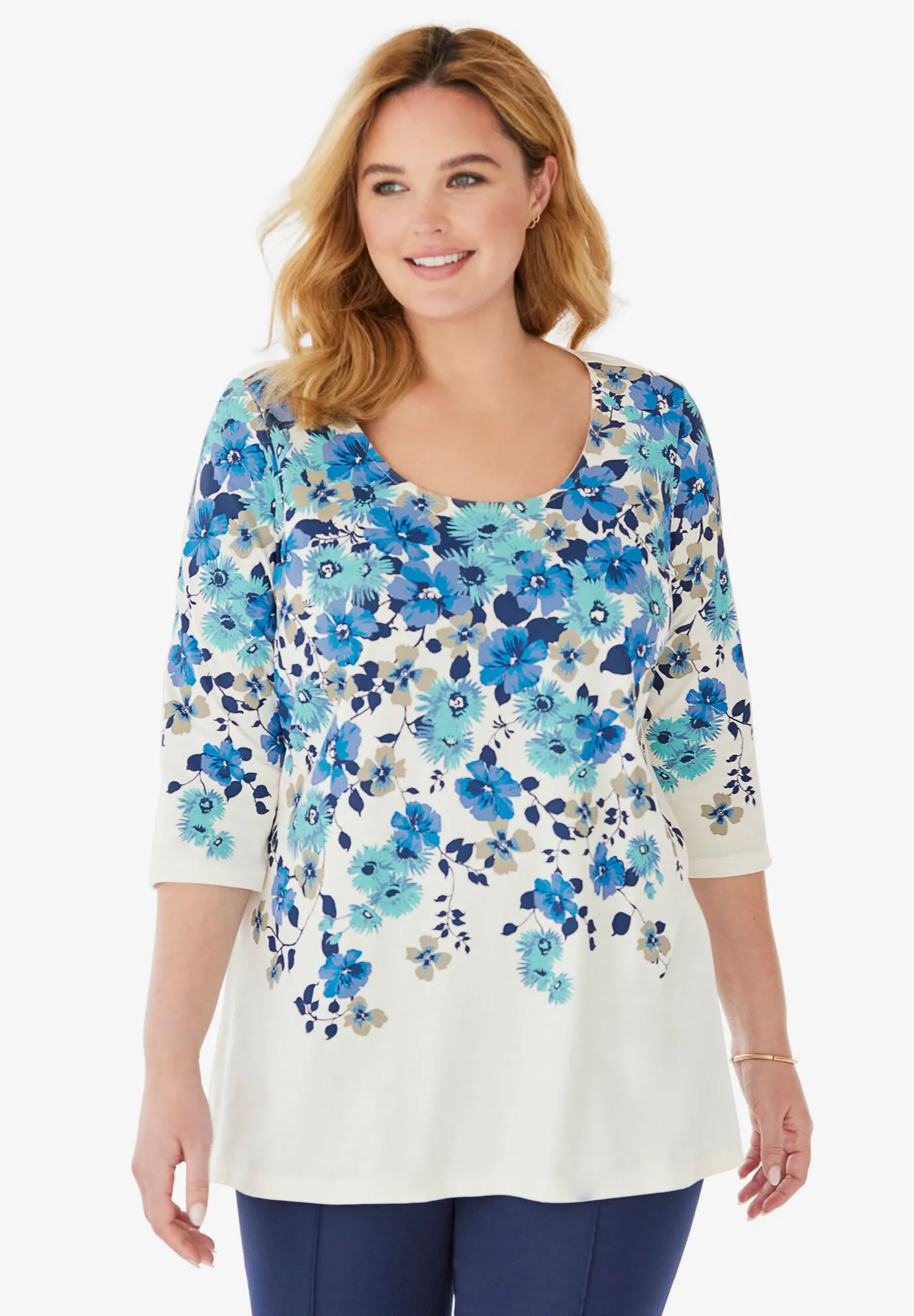 7-Day Floral Print Tunic