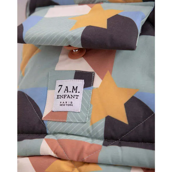 7AM Enfant Evolution® 212 Quilt Print Zipped Blanket, Copenhagen