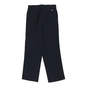 874 Dickies Trousers - 30W 32L Navy Cotton Blend