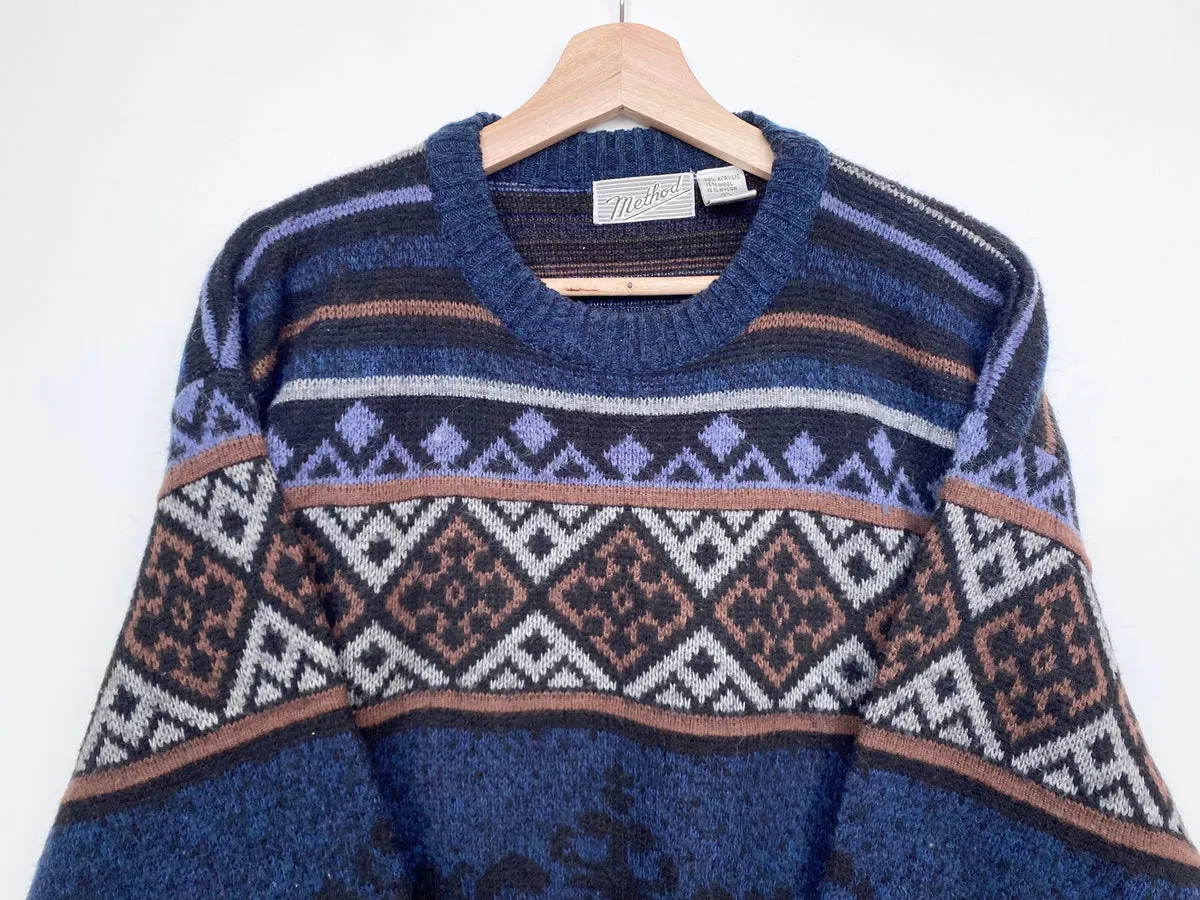 90s Grandad jumper (L)