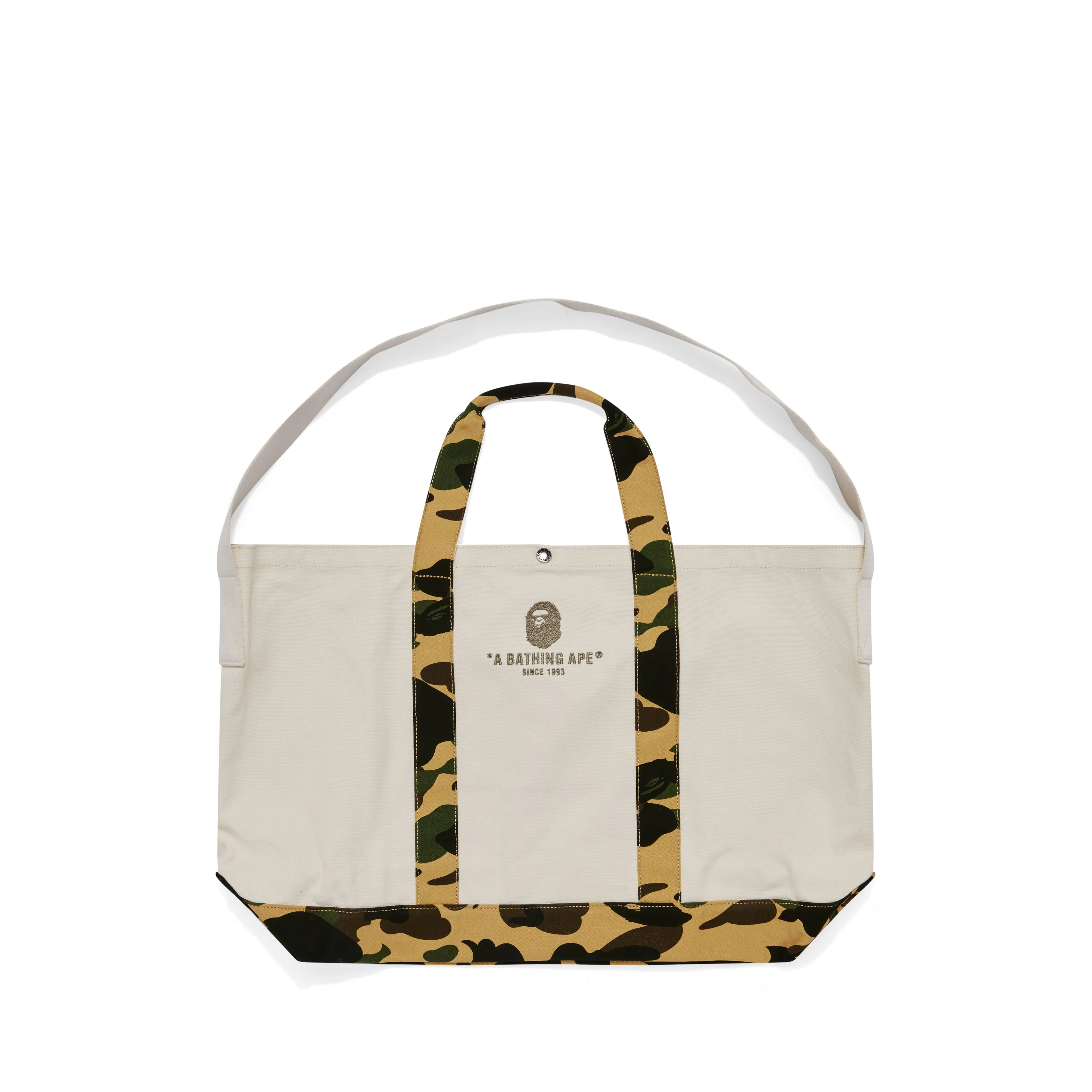 A Bathing Ape® 1st Camo Tote Bag  Yellow