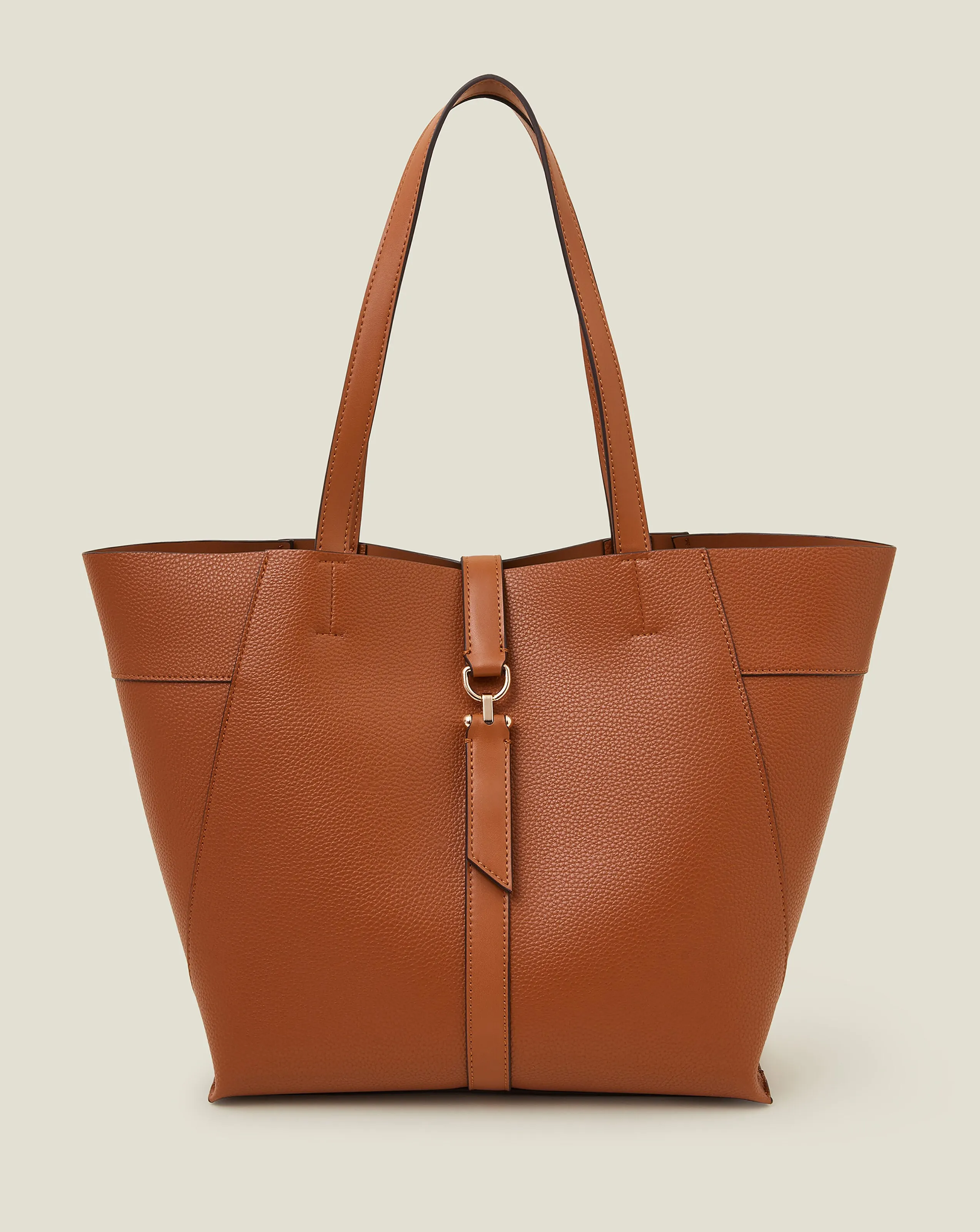 Accessorize Metal Detail Large Tote Bag | Simply Be