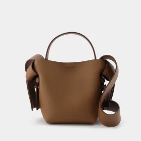 Acne Studios  Musebi Micro Tote Bag in Brown Leather