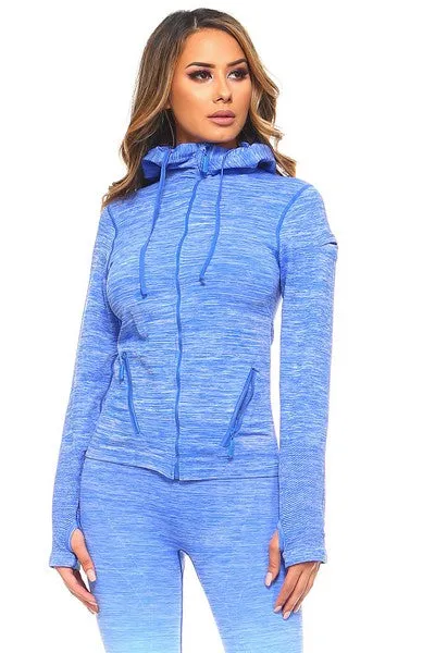 Active Space Dyed Performance Hoodie Jacket