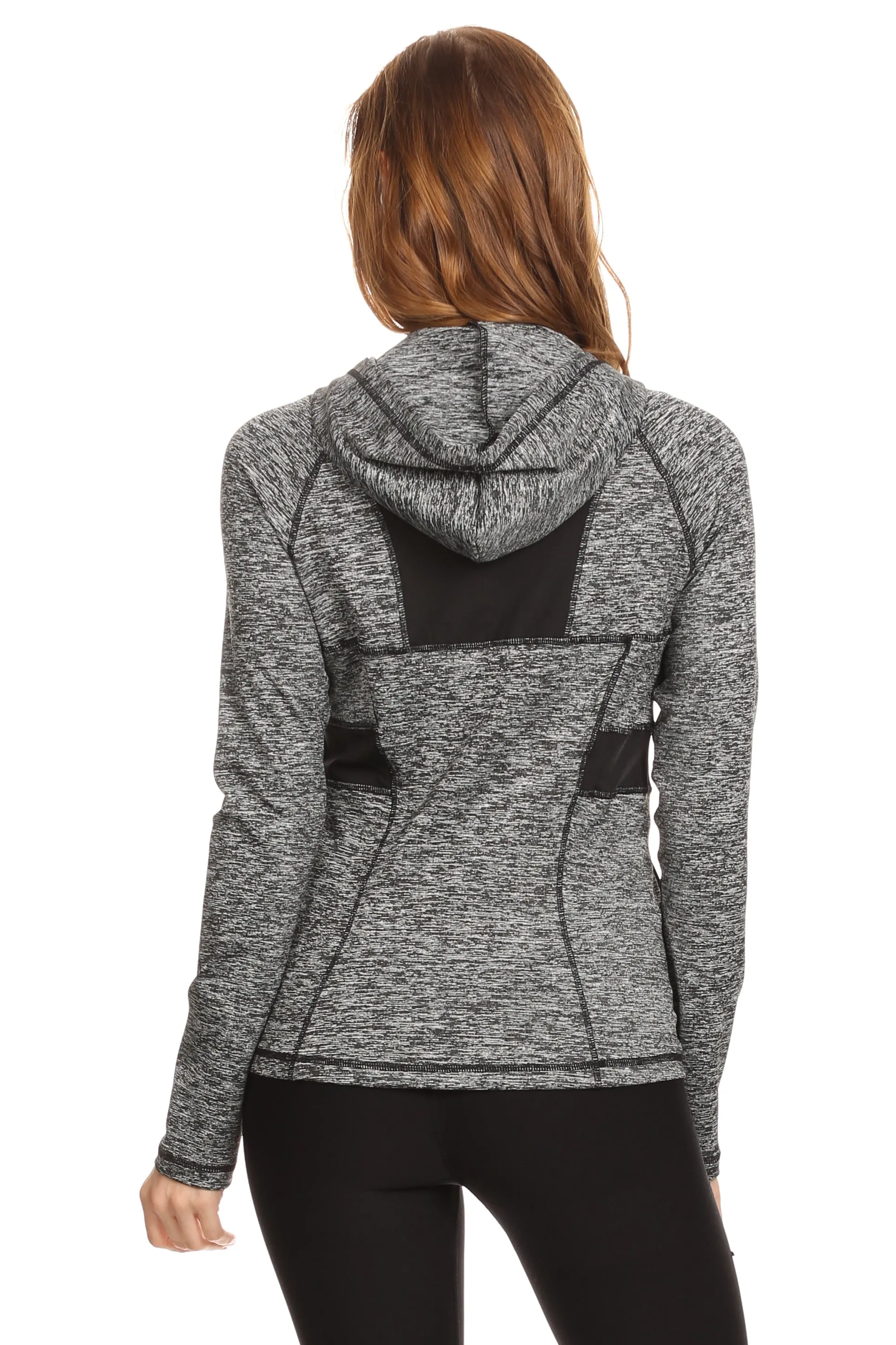 Active Zip Up Jacket With Hoodie