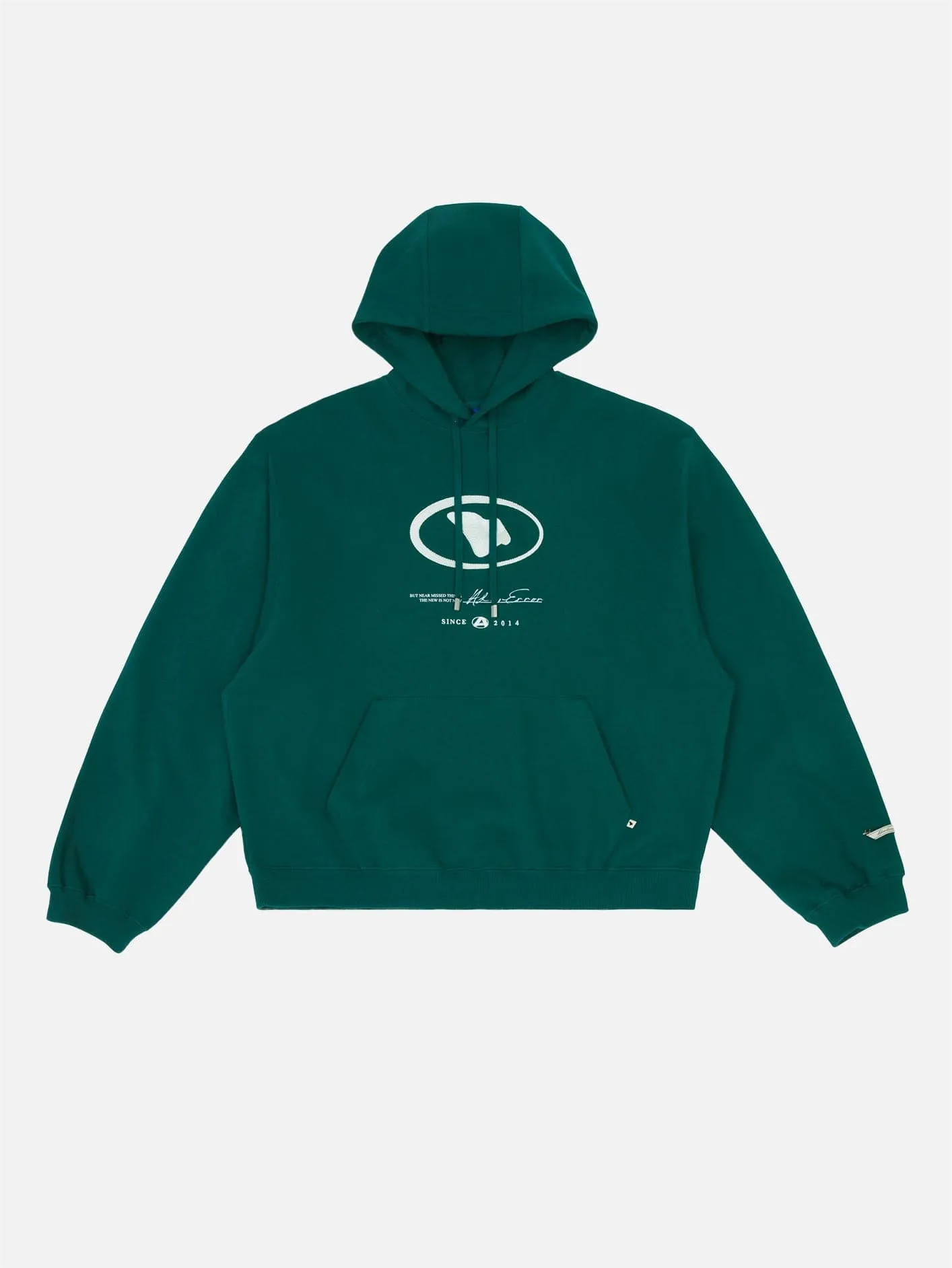 ADER ERROR Etik Logo Hoodie - Green