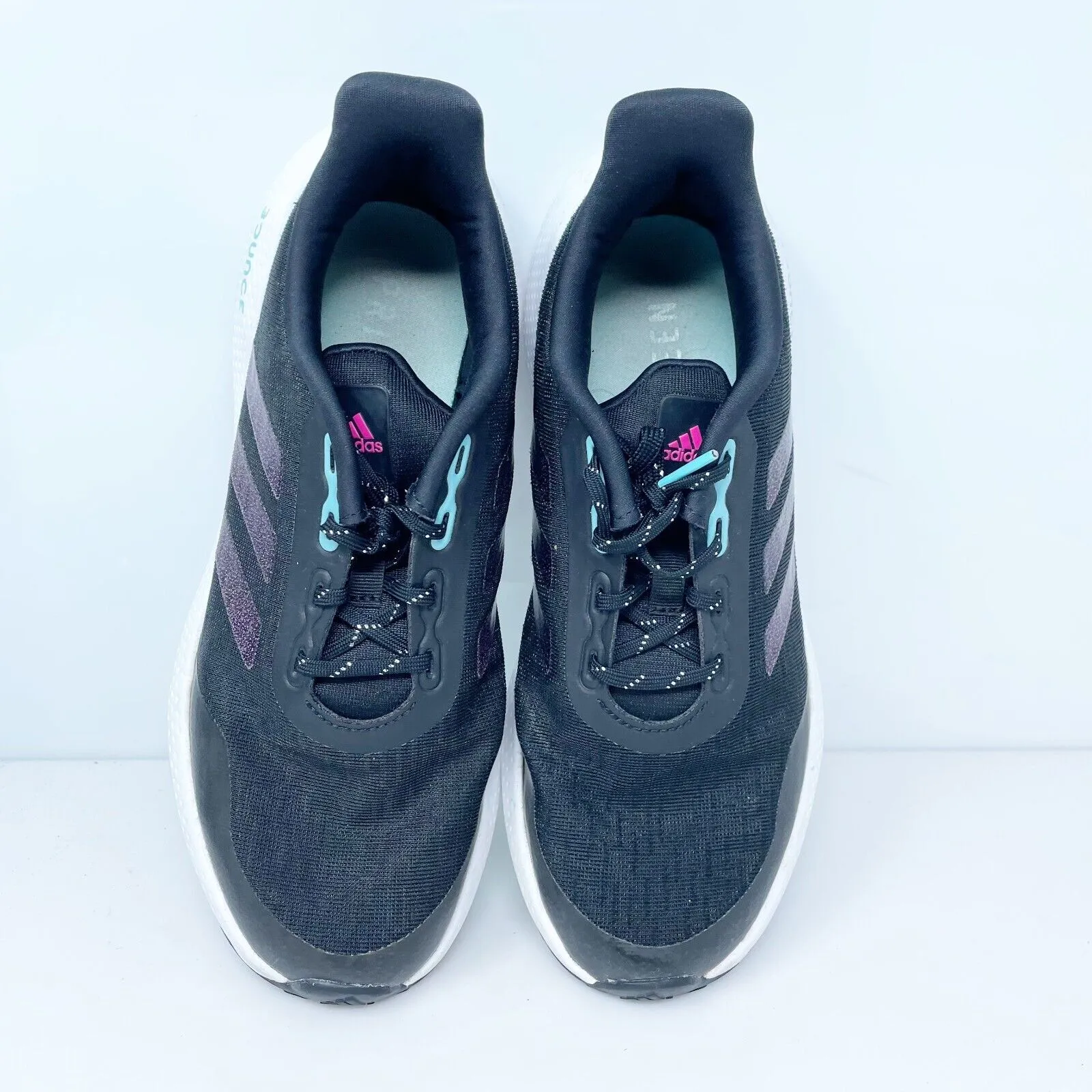 Adidas Boys EQ21 Run H01872 Black Running Shoes Sneakers Size 5