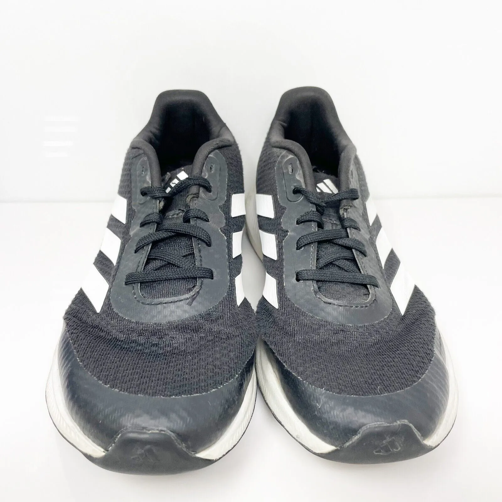 Adidas Boys Falcon 3 HP5845 Black Running Shoes Sneakers Size 5