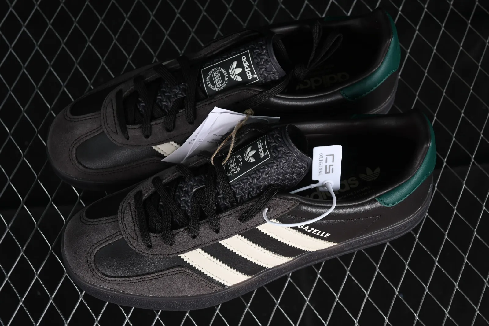 Adidas Gazelle Indoor Core Black Brown Green IH0374