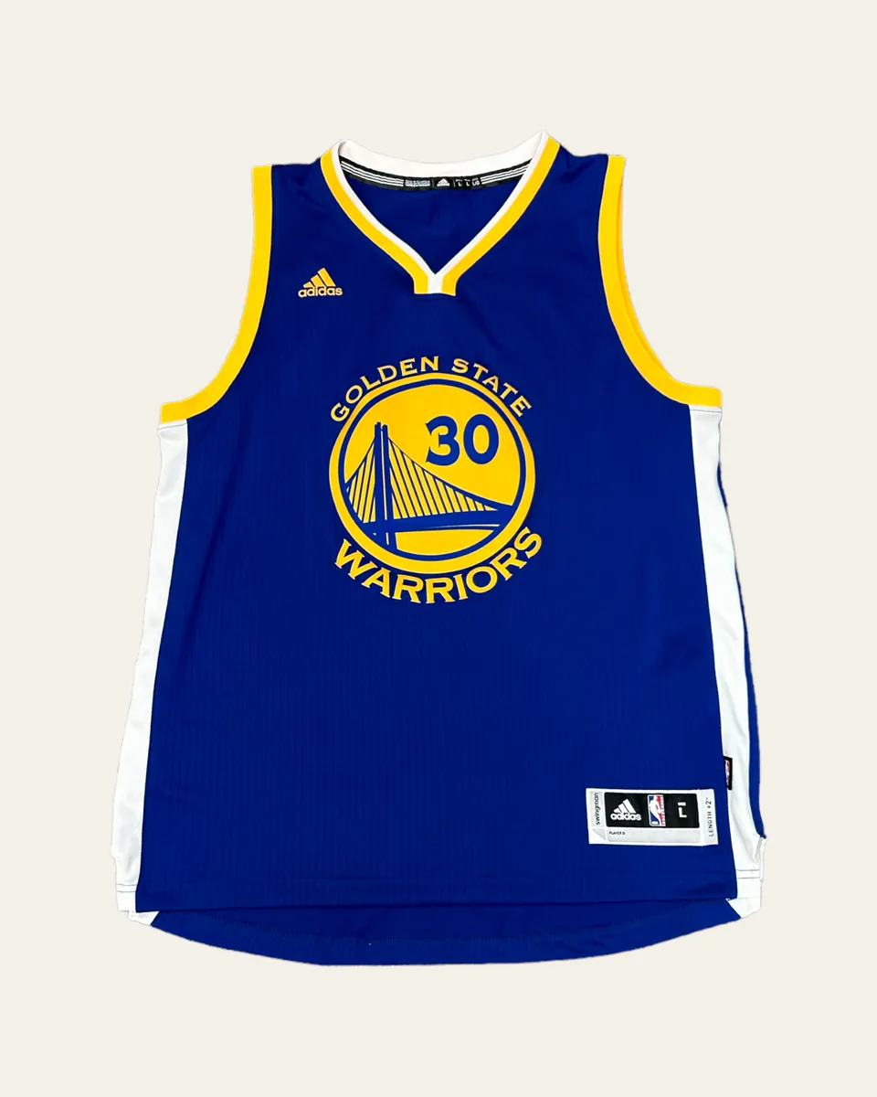 Adidas Golden State Warrior 'Curry' '15 Basketball Jersey L