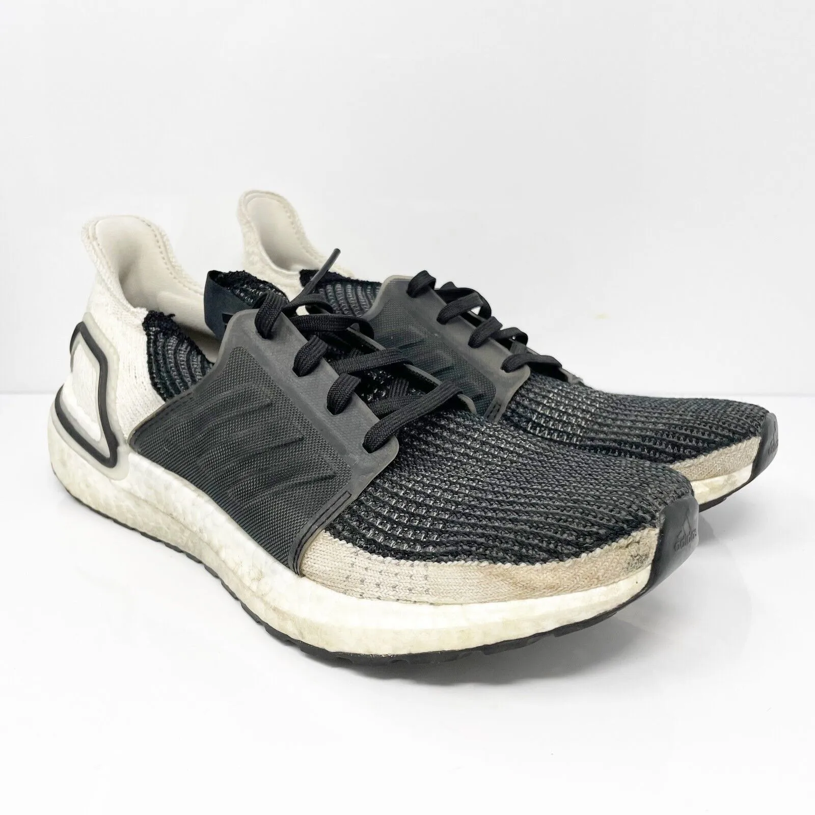 Adidas Mens Ultraboost 19 B37704 Black Running Shoes Sneakers Size 9