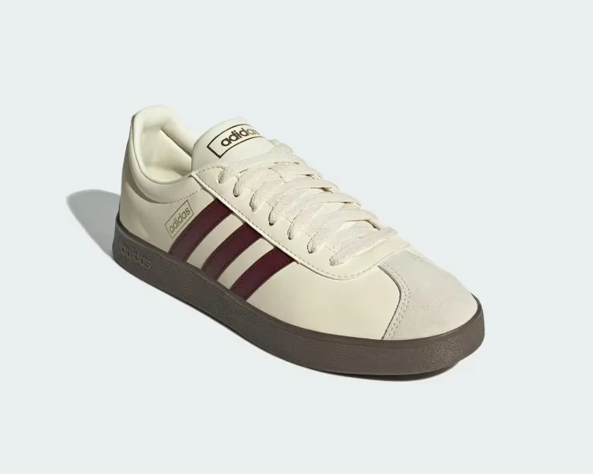 Adidas neo VL Court 2.0 Off White Dark Red Brown JH5062