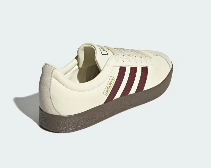 Adidas neo VL Court 2.0 Off White Dark Red Brown JH5062