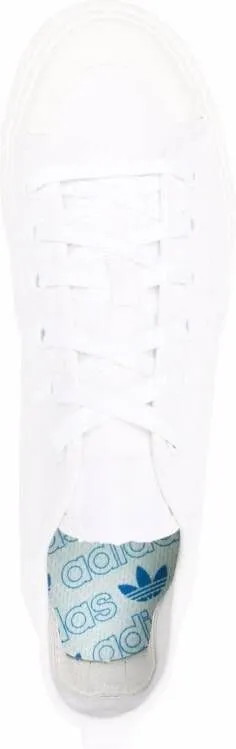Adidas Nizza low-top canvas sneakers White