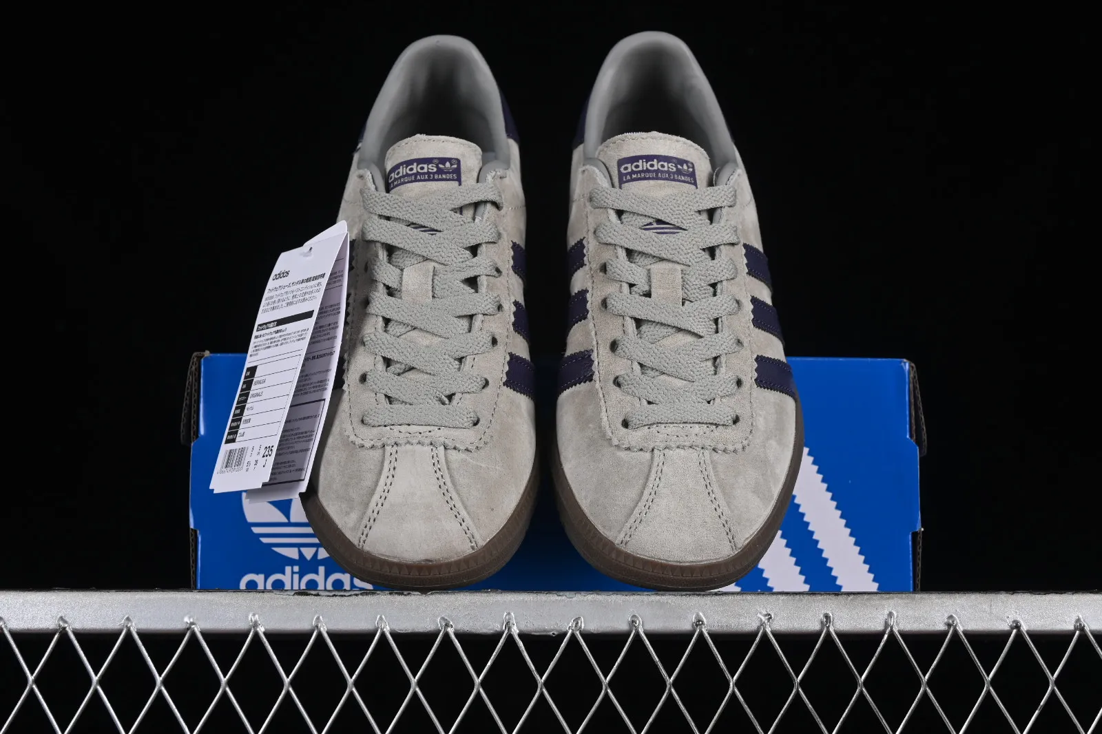 Adidas Originals Bermuda Wolf Grey Navy Blue Brown JI4280