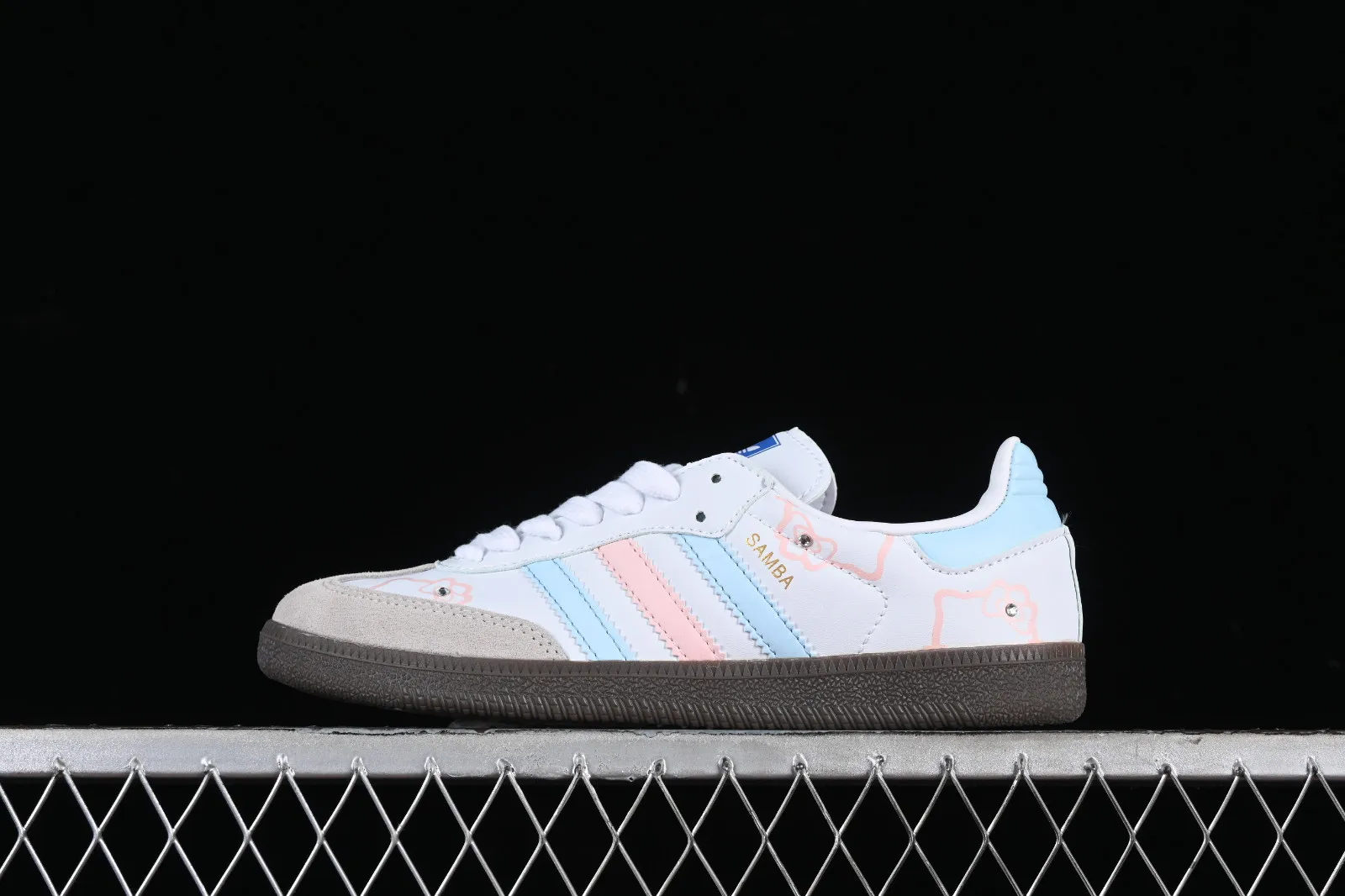 Adidas Originals Gazelle Indoor Cloud White Blue Pink Brown IG0024