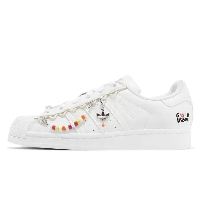 adidas Originals Superstar W Good Vibes White Women Casu...