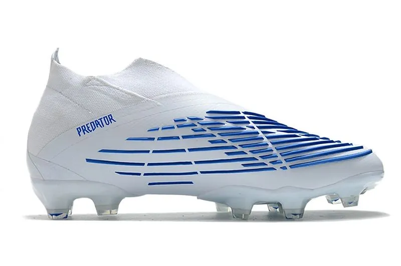 adidas Predator Edge + FG - White / Hi-Res Blue