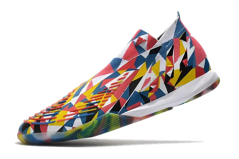 adidas Predator Edge.1 Indoor Geometric - Bright Blue/Yellow/Solar Red