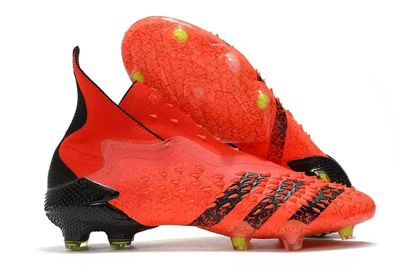 Adidas Predator Freak+ Laceless FG Meteorite - Red / Black