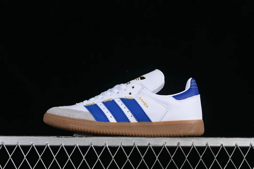 Adidas Samba OG Cloud White Navy Blue Grey Brown IE1813