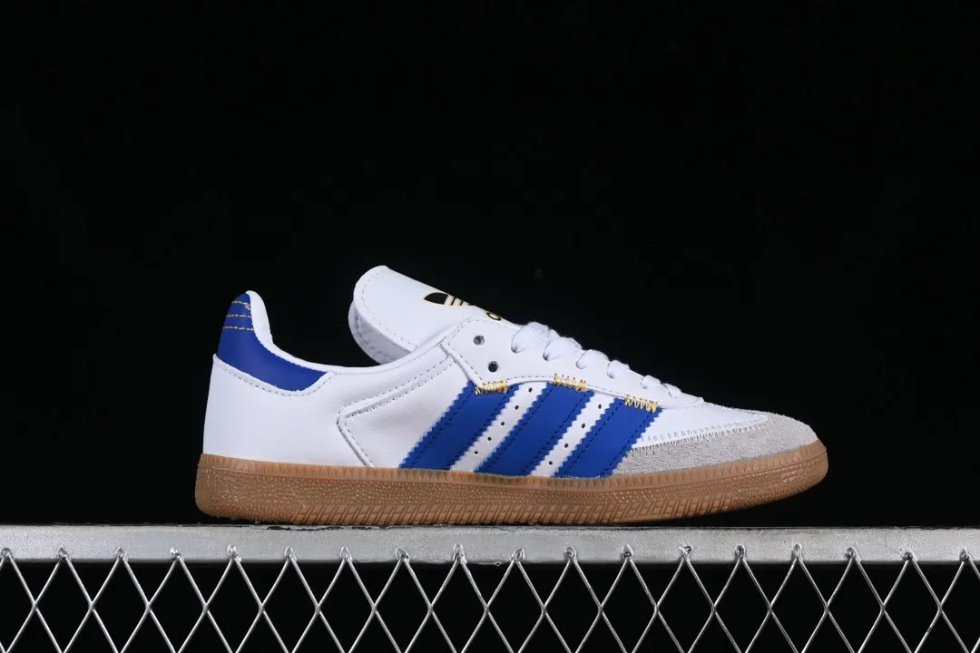 Adidas Samba OG Cloud White Navy Blue Grey Brown IE1813