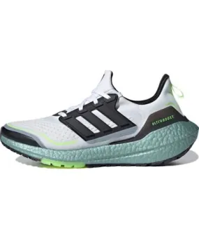 adidas UltraBoost 21 Cold.Rdy 'White Signal Green'
