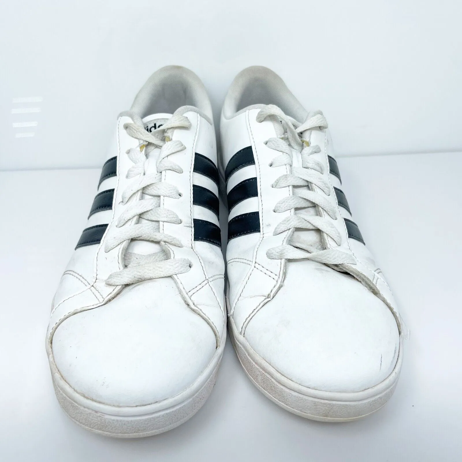 Adidas Womens Neo Baseline AW4409 White Casual Shoes Sneakers Size 9.5