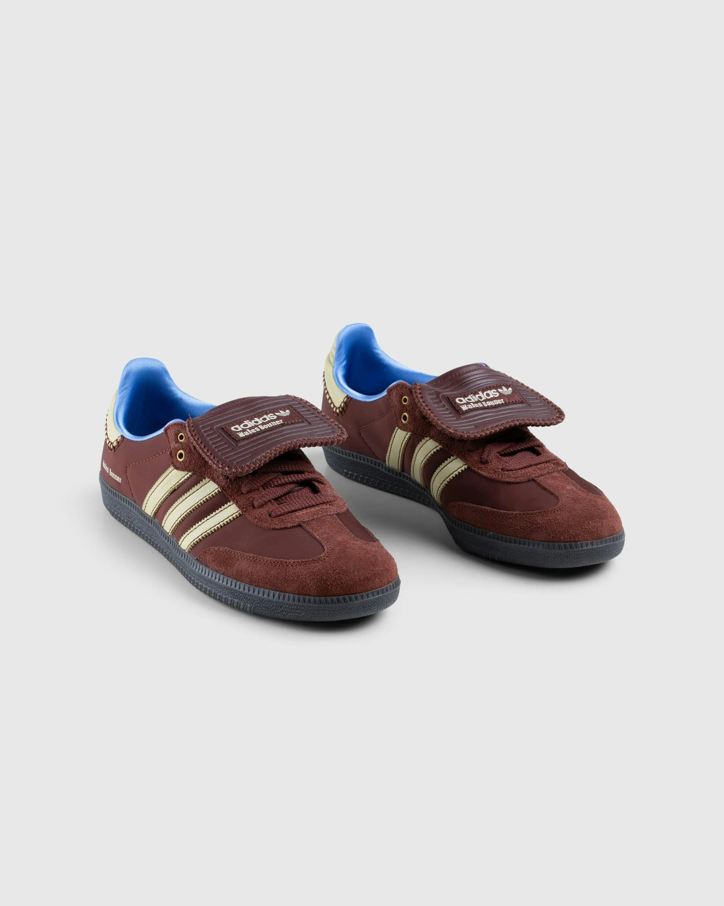 Adidas x Wales Bonner – Nylon Samba Fox Brown/Sandy Beige/Lucky Blue | Highsnobiety Shop