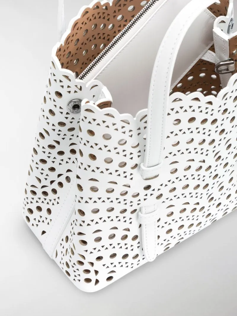 ALAA MINA 20 CALF LEATHER SHOULDER BAG