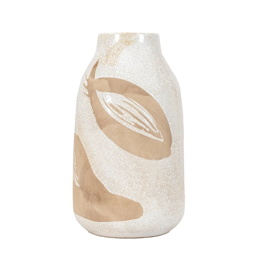 Albria Brown Stoneware Table Vase