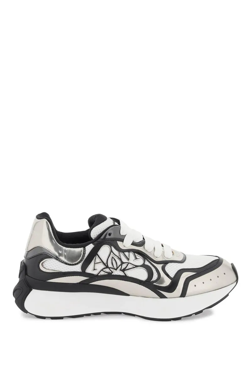 Alexander McQueen    Alexander Mcqueen Leather Sprint Runner Sneakers