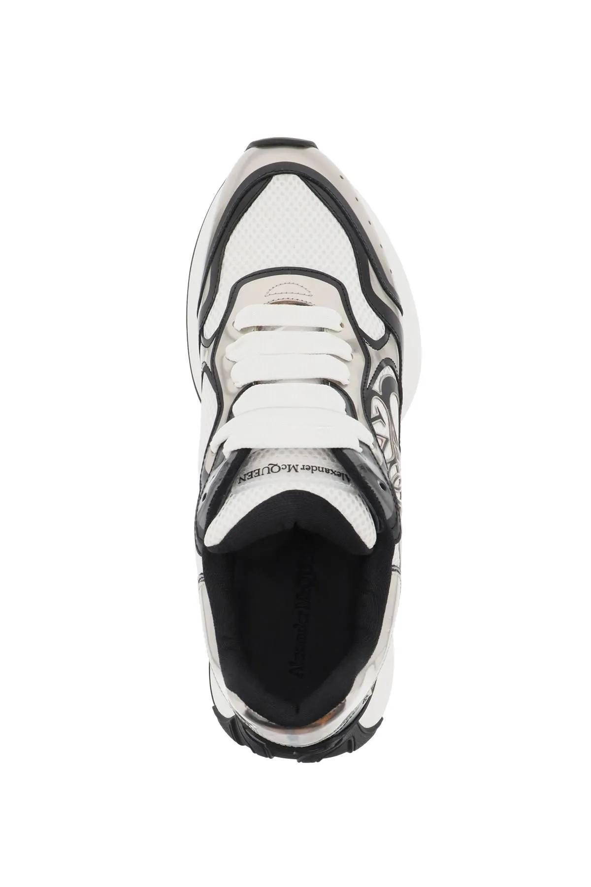 Alexander McQueen    Alexander Mcqueen Leather Sprint Runner Sneakers